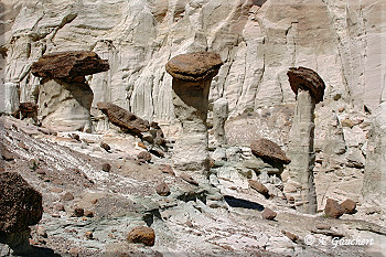 Drei Hoodoos